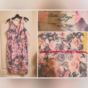 Mad Men style Bettie Page shift dress